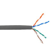 1000ft 4 Pair Cat5e 350MHz Stranded UTP FT4CMR Bulk Cable - Grey FN-BK-C5EST-4GY