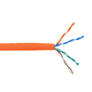 1000ft 4 Pair Cat5e 350MHz Stranded UTP FT4CMR Bulk Cable - Orange FN-BK-C5EST-4OR