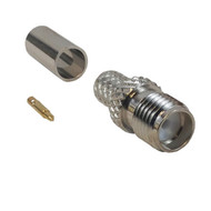 SMA Reverse Polarity Female Crimp Connector for RG58 LMR-195 50 Ohm FN-CN-13-195