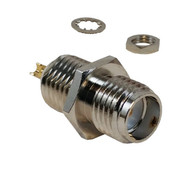 SMA Female Bulkhead Solder Connector Rear Mount FN-CN-16-SLD