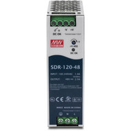 TRENDnet 120 W Single Output Industrial DIN-Rail Power Supply Extreme -25 to 70 degC -13 to 158 degF Operating Temp Power - TI-S12048