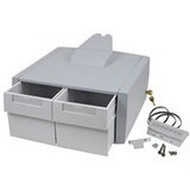 Ergotron SV43 Primary Double Tall Drawer for Laptop Carts - 18 Length x 18 Width x 13 Height - Gray White 97-982