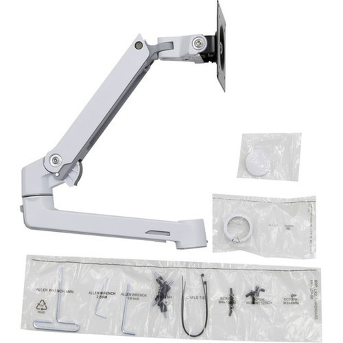 Ergotron Mounting Arm for Monitor - White - 1 Display(s) Supported - 11.34 kg Load Capacity (98-130-216)