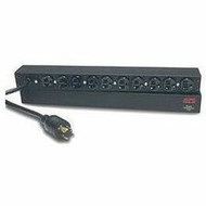 APC Basic Rack 24kVA PDU - 10 x NEMA L5-20R - 24kVA - 1U 19 Rack-mountable AP9564