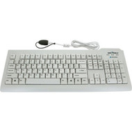 Seal Shield Silver Seal Waterproof Keyboard - Cable Connectivity - USB Interface - 104 Key - English US - QWERTY Layout - Windows - SSWKSV207L