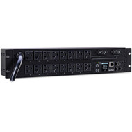 CyberPower PDU31003 Monitored PDU 100-120V 30A 16 NEMA 5-20R Outlets 2U Rackmount - Monitored - NEMA L5-30P - 16 x NEMA 5-20R - V PDU31003