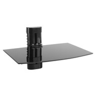Media Player Single Shelf Glass - Black FN-MT-111-BK