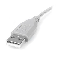 StarTechcom 6in Mini USB 20 Cable - A to Mini B - Type A Male USB - Mini Type B Male USB - 6 - Gray USB2HABM6IN