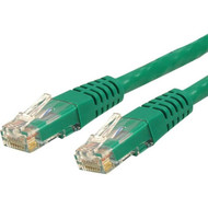 StarTechcom 15ft Green Molded Cat6 Patch Cable ETL Verified - Category 6 - 15 ft - 1 x RJ-45 Male Network - 1 x RJ-45 Male Network - C6PATCH15GN