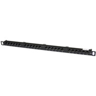 StarTechcom 24 Port 05U Cat5e Patch Panel - RJ45 Ethernet Rackmount Cat 5e 110 Patch Panel - 24 x RJ-45 PANELHU24