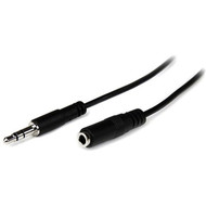 StarTechcom 2m Slim 35mm Stereo Extension Audio Cable - MF - 66 ft Mini-phone Audio Cable for iPhone Headphone Audio Device - 1 MU2MMFS