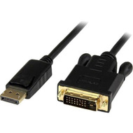 StarTechcom 6 ft DisplayPort to DVI Active Adapter Converter Cable - DP to DVI 1920x1200 - Black - 6 ft DisplayPortDVI Video Cable - DP2DVIMM6BS