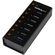 StarTechcom 7 Port USB 30 Hub - Desktop or Wall-mountable Metal Enclosure - USB - External - 7 USB Ports - 7 USB 30 Ports ST7300U3M