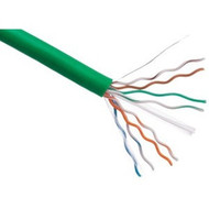 Axiom CAT5e Bulk Cable Spool 1000FT Green - 1000 ft Category 5e Network Cable for Network Device - First End 1 x Bare Wire - Second C5EBCS-N1000-AX