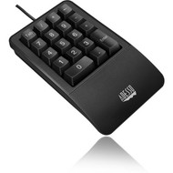 Adesso AKB-618- Antimicrobial Waterproof Numeric Keypad with Wrist Rest Support - Cable Connectivity - USB Interface - 18 Key - Mac - AKB-618UB
