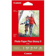 Canon Plus Glossy II PP-301 Inkjet Print Photo Paper - 4 x 6 - 70 lb Basis Weight - Glossy - 50 Sheet 1432C005