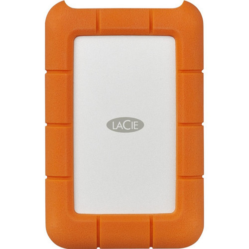 LaCie Rugged STFR4000800 4 TB Desktop Hard Drive - 2.5" External - Orange - USB Type C - 2 Year Warranty (STFR4000800)