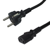3m SCHUKO CEE 77 Euro to IEC-C13 Power Cable - H05VV-F 10 FN-PW-170-3M