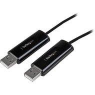 StarTechcom 2 Port USB Keyboard Mouse Switch Cable w File Transfer for PC and Macreg - 6 ft USB Data Transfer Cable for Switch - SVKMS2