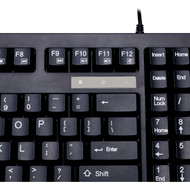 Adesso EasyTouch 425 - Rackmount Touchpad Keyboard - Cable Connectivity - USB Interface - 104 Key - English US - TouchPad - Windows AKB-425UB
