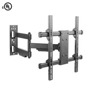 Full Motion TV Wall Mount Bracket for Flat and Curved LCDLEDs - Fits Sizes 32 to 55 inches - Maximum VESA 400x400 FN-MT-750-BK