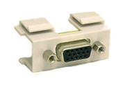 VGA FemaleFemale Double-Keystone Wall Plate Insert FN-WP-IN-VGA3