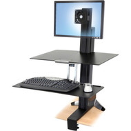 Ergotron Workfit-S Single Ld With Worksurface - Up to 24 Screen Support - 816 kg Load Capacity - Flat Panel Display Type 68580 x 33-350-200