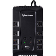 CyberPower CP685AVRG AVR UPS Series - Compact - 8 Hour Recharge - 2 Minute Stand-by - 120 V AC Input - 120 V AC Output - 8 x NEMA CP685AVRG