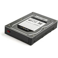 StarTechcom 25 to 35 Hard Drive Adapter - For SATA and SAS SSD  HDD - 25 to 35 Hard Drive Enclosure - 25 to 35 SSD Adapter - - 25SATSAS35HD
