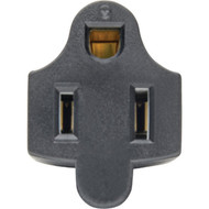 Tripp Lite NEMA 5-15R to C14 Power Cord Adapter - 10A 125V Black - 1 x IEC 60320 C14 Male 1 x NEMA 5-15R Female - 125 V AC  10 A P002-000