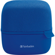 Verbatim Bluetooth Speaker System - Blue - 100 Hz to 20 kHz - TrueWireless Stereo - Battery Rechargeable 70226