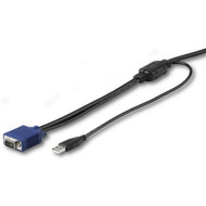 StarTechcom 15 ft 46 m USB KVM Cable for StarTechcom Rackmount Consoles - VGA and USB KVM Console Cable RKCONSUV15 - 151 ft - RKCONSUV15
