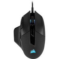Corsair NIGHTSWORD RGB Tunable FPSMOBA Gaming Mouse - Optical - Cable - Black - USB 20 - 18000 dpi CH-9306011-NA