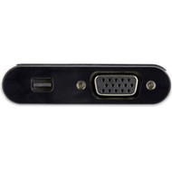 StarTechcom USB C Multiport Video Adapter - USB-C to 4K 60Hz Mini DisplayPort 12 HBR2 HDR or 1080p VGA Monitor Display Adapter - - CDP2MDPVGA