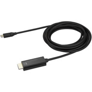 StarTechcom 10ft 3m USB C to HDMI Cable - 4K 60Hz USB Type C DP Alt Mode to HDMI 20 Video Display Adapter Cable -Works 3 - Black C CDP2HD3MBNL