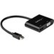 StarTechcom Mini DisplayPort to HDMI VGA Adapter - mDP 12 HBR2 to HDMI 20 4K 60Hz or VGA Video Monitor Converter - TB2 Compatible - MDP2VGAHD20