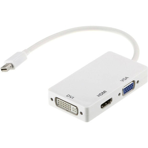 Axiom DVI/HDMI/Mini DisplayPort/VGA A/V Cable - DVI/HDMI/Mini DisplayPort/VGA A/V Cable for Audio Device, Video Device, Notebook, Pro (3N1MDP2HVD-AX)