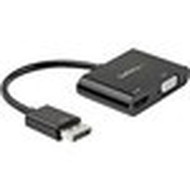 StarTechcom DisplayPort to HDMI VGA Adapter - DP 12 HBR2 to HDMI 20 4K 60Hz or VGA Monitor Converter - Digital Video Display - 12 DP2VGAHD20