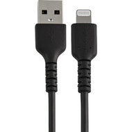 StarTechcom 6 inch15cm Durable Black USB-A to Lightning Cable Rugged Heavy Duty ChargingSync Cable for Apple iPhoneiPad MFi - of RUSBLTMM15CMB