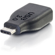 C2G USB 30 USB-C to USB-A Adapter MF - Black - USB Data Transfer Cable for Smartphone Tablet Notebook Desktop Computer Flash - C 28868