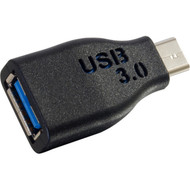 C2G USB 30 USB-C to USB-A Adapter MF - Black - USB Data Transfer Cable for Smartphone Tablet Notebook Desktop Computer Flash - C 28868