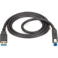 Black Box USB 30 Cable - Type A Male to Type B Male Black 10-ft 30-m - 10 ft USBUSB-B Data Transfer Cable for Dock Notebook USB30-0010-MM