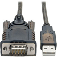 Tripp Lite RS232 to USB Adapter Cable with COM Retention USB-A to DB9 MM FTDI 5 ft - 5 ft SerialUSB Data Transfer Cable for - 1 U209-005-COM