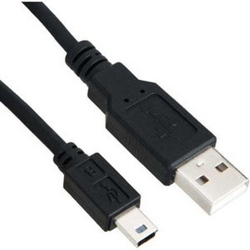 Axiom USB Data Transfer Cable - 3 ft USB Data Transfer Cable - Type A Male USB - Mini Type B Male USB - Black (USB2AMBMIN03-AX)