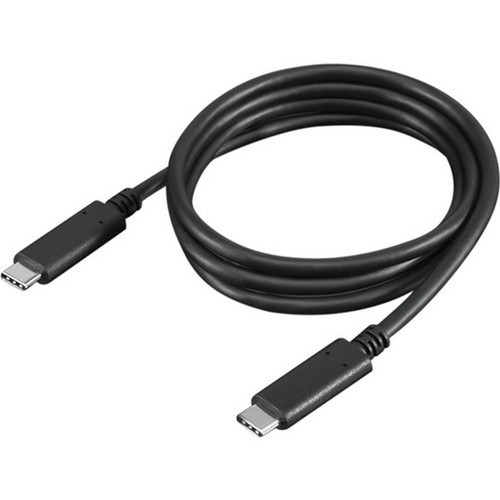 Lenovo USB-C Cable 1m - 3.3 ft USB Data Transfer Cable for Notebook, Monitor - First End: 1 x USB Type C Male USB - Second End: 1 x C (4X90U90619)