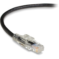 Black Box GigaBase 3 Cat5e UTP Patch Network Cable - 15 ft Category 5e Network Cable for Patch Panel Wallplate Network Device - 1 x C5EPC70-BK-15