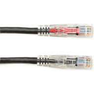 Black Box GigaBase 3 Cat5e UTP Patch Network Cable - 15 ft Category 5e Network Cable for Patch Panel Wallplate Network Device - 1 x C5EPC70-BK-15