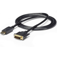 StarTechcom 6ft 18m DisplayPort to DVI Cable 1080p Video DisplayPort to DVI-D AdapterConverter Cable DP 12 to DVI Monitor - - DP2DVI2MM6