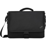 Lenovo Carrying Case Messenger for 156 Notebook - Black - Water Resistant - Nylon Polyester Exterior - Shoulder Strap Handle - x 4X40Y95215