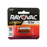 Rayovac CR123A Lithium Batteries -  RL123A-1G 1 per pack